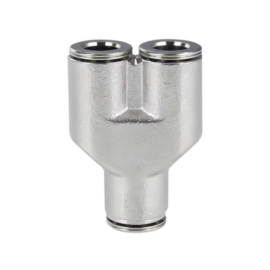 Metal Push to Connect Fittings - Y Fitting 1/4"