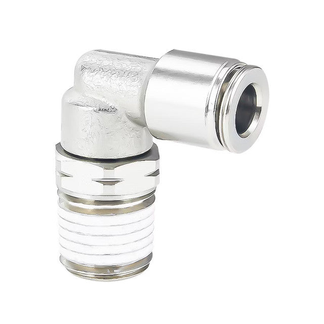 Metal Push to Connect Fittings - Taper Swiveling Elbow 1/4"x1/4npt